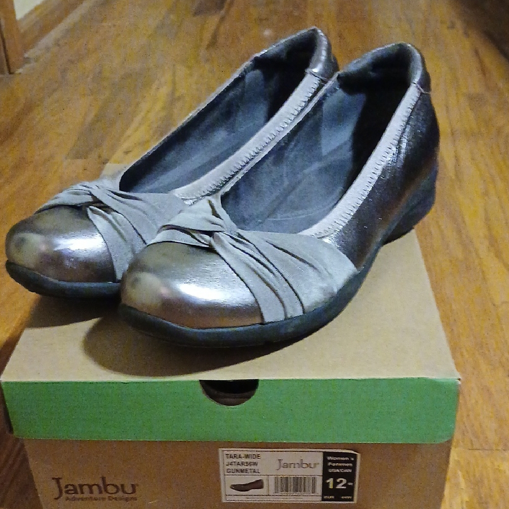 Jambu Women's Gray Slip-On Shoes